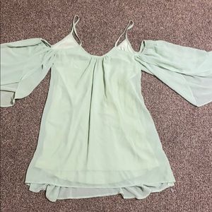 Light Green Baby Doll Dress